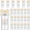 Skylety 24 Pcs Valentine Employee Appreciation Gifts Bulk Valentine Chaos Coordinator Appreciation Gifts Cups with Straw Lid Bow for Coworker Staff Women Team 13.5 oz Plastic Thank You Tumbler