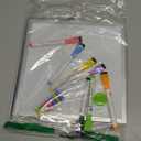 Dry Erase Magnetic White Board, 10" x 10" Double-Sided Desktop Whiteboard with Stand, Portable Small Whiteboard Set for Drawing, Office, Home