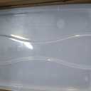 Rubbermaid Cleverstore Clear 32 Qt, 6 Pack Stackable Plastic Storage Bins with Lids, Great for Closet and Laundry Storage, Organizing in the Home