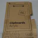Acrylic Clipboars Set Of 6, Black (12.5" x 9")