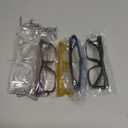 Eyekepper 5-pack Oversized Reading Glasses Square Large Frame Readers for Men and Women +2.50