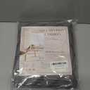 Siiluminisoy Extra Long Shower Curtains 72 x 84 Inches Tufted Chevron Gray Shower Curtains Fabric for Bathroom Modern Shabby Chic Waterproof Cloth Shower Curtain (Grey)