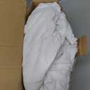 Full Size Waterproof Mattress Protector Quilted, Breathable Ultra-Soft Filling Mattress Pad, Fitted Deep Pocket Mattress Cover Fits 6''-19'' Mattress White