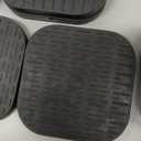 4 Pack Furniture Risers, Adjustable Bed Risers Heavy Duty Stackable Bed Raisers for Table Desk Couch Chair Sofa Cabinet Bed Legs Lift Height 1" (4, Black-2)