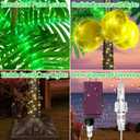 6FT LED Lighted Palm Tree with 431pcs Lights, Artificial LED Palm Tree with 3 Glowing Coconuts, Simulated Trunk with Lights, 8 Lighting Modes&Timer.