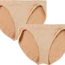 Girls and Women Dance Undergarment Ballet Briefs Nude Camisole Leotard Seamless Underwear,Adjustable Straps (8-12 Years, Girls Nude-brief)