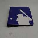 Baseball Card Binder 900 Pockets, Toploader Trading Card Holder with Removable Sleeves, Water-Resistant Blue Collector Album for Baseball Cards 2024-2025