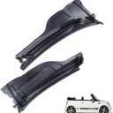 MUCO New 2PCS Front Windshield Cowl Cover Panel 51132751210 Compatible with 2007-2015 Mini Cooper R57 R56 R55 Windshield Wiper Vent Cowl Cover Grille