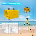 Jet Foam Machine for Party, Party Foam Machine with Telescopic Support, Foam Cannon for Garden, Pool, Indoor, Birthdays, Celebrations, and Backyard Events