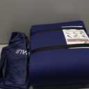 INVOKER 3.15" Camping Sleeping pad, Ultra-Thick Elasticity Foam Fast Self-Inflating 4-Season Insulated Durable Camping Mat Air Mattress with Pillow, for Tent, Car, Camping, Traveling, Blue