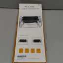 RHOTALL Clear Protective Case for PlayStation Portal Remote Player, PC Hard Cover Case with Ergonomic Design for PS portal, PC Cover Shell for PS5 portal Accessories, with 4 non-slip Thumb Stick Caps