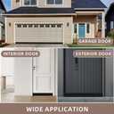 2 x OXRQ Door Draft Stopper for Bottom of Door Sweep for Bottom Weather Stripping Doors Seal Save Energy Draft Guard Blocker Noise Draft Soundproofing Cold Air Insulation (39",Black)