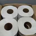 Genuine Joe Jumbo Roll Bath Tissue, 2-Ply, 3.3" x 500', White, 12 Count