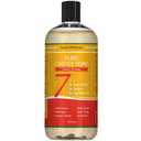 Seven Minerals Pure Castile Soap, Sweet Orange 16oz - No Palm Oil, GMO-Free - Gentle Liquid Soap For Sensitive Skin & Baby Wash - All Natural Vegan Formula with Organic Carrier Oils