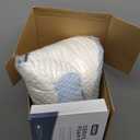 Osteo Cervical Pillow for Neck Pain Relief, Hollow Design Odorless Memory Foam Pillows with Cooling Case, Adjustable Orthopedic Bed Pillow for Sleeping, Support for Side Back Sleepers (Standard High(24.5*16.5*5.2/4.1 inches), Blue)