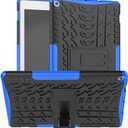 for Kindle Fire hd 10 case 2019 2017 Release,Kickstand Heavy Duty Cover for Amazon fire hd 10 Tablet 9th 7th Generation (Blue) (Blue)