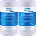 GOLDEN ICEPURE 5 Micron 104.5'' Whole House Sediment String Wound Water Filter Replacement filter for 84637, WPX5BB97P, PC10, 355214-45, 355215-45, WP10BB97P, WP5BB97P, 2PACK