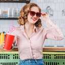 36PCS Valentines Day Party Straws Supplies  Heart Drinking Plastic Crazy Loop Galentine's Party Decorations