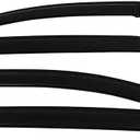 SCITOO Outside Mount Window Visor Deflector Rain Guard Dark Smoke, 4 Pcs Set Fit for 2007-2014 for Ford Edge