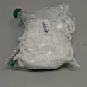 Fuzzy Chunky Chenille Yarn for Crocheting & Knitting, Soft Plush 100g (49.2yd) Baby Blanket Yarn for Amigurumi, Crochet Fluffy Velvet (White)