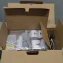 HIXZAP Smart Window Cleaning Robot with bidirectional ultrasonic Spray & 85ml Tank - Automatic Edge Detection, 2400-3200pa Strong Suction, Anti-Drop Protection for Effortless Cleaning (White)