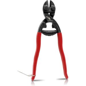 8 Inch Mini Bolt Cutters, Compact Small Bolt Cutter for Screws, Rivets, Chains, Wires, Cables, Heavy Duty Bolt Cutters with Spring and Recess, CR-V Steel Blade for Locks and Padlocks