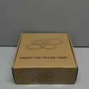 48W LED Ceiling Light, 2800K-7000K Dimmable Kitchen Light Fixtures, White 4 Arylic Ring Flush Mount Lights for Living Room, Round Chandeliers Lampara de Techo for Bedroom, Small Room