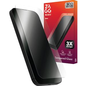 ZAGG Glass+ Samsung Galaxy S25 Edge Screen Protector Extreme Impact & Shatter Protection, Scratch-Resistant, Smudge-Resistant, Fingerprint Scanner Compatible, InvisibleShield, Easy Installation