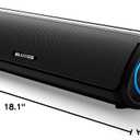 Computer Speakers for Desktop PC, 20W HiFi Stereo PC Soundbar with Bluetooth 5.3 & 3.5mm AUX, Slim Computer Sound Bar for PC Desktop, Laptop & Monitor