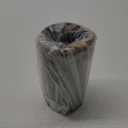 Zonon 3 Pcs Farmhouse Vase Decor with Twine Bow 4.33" Galvanized Flower Bucket 5.91" Metal Pots 7.09" Rustic Decorated Vases for Artificial Flowers Home Table Weddings Decor (Black)