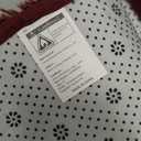 Burgundy Red Runner Area Rugs for Bedroom Living Room, 2x6 Feet Fluffy Bedside Rugs, Soft Shaggy Carpet for Kids Room Nursery, Cute Furry Rugs for Girls Boys Dorm Room Home Decor