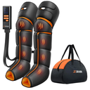 JZBRAIN Leg Massager with Heat and Compression : Foot and Calf Massager for Circulation and Pain Relief, Sequential Compression Boots with 6 Modes, 9 Intensity, 3 Heat for Mom, Dad, Him, Her