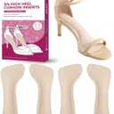 High Heel Cushion Inserts for Women - Bukihome 3/4 Invisible Insoles Prevent Feet from Sliding Forward - Shock & Sweat Absorption - Comfort Shoe Pads for High Heels Sandals Flats,Size M (Beige)