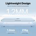 Macaset for MacBook Air 15 inch Case | M5 M4 M3 M2 2026-2023 | 100% Crystal Clear | 1mm Ultra-Thin Armor | Protective Hard Shell Cover | Laptop A3448 A3241 A3114 A2941