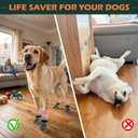 EXPAWLORER Anti Slip Dog Socks to Prevent Licking Paws, Dog Shoes for Hot Pavement, Dog Booties for Hardwood Floors, Dog Boots & Paw Protectors with Grippers for Small Medium Large Senior Dogs Pink XS
