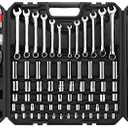 Eastvolt 248 Pieces Mechanics Tool Set, General Purpose Mixed Sockets and Wrenches, Hand Tool Set Auto Repair Tool Kit with Storage Case (EVHT24801)