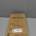 Multi-Purpose Pull-Out Storage Organizers, Under Sink/Cabinet Organizers and Storage for Bathroom & Kitchen, Black, 12.8 Inches, 2 Packs