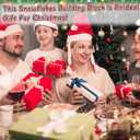 Christmas Wooden Blocks Stacking Game, Snowflake Collapsible Tower Game for Family Game Nights, Parties & Festive Decor, Suitable for Indoor/Outdoor Play