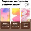 5 x Watercolor Travel Set, New Palette Travel Set Mini Watercolor Paint Set, Upgrade Travel Set Mini Portable Watercolor Travel Set (Rabbit)