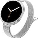Slim Milanese Metal Bands for Samsung Galaxy Watch 8 Band 40mm 44mm/8 Classic 46 mm Women Men,Stainless Steel Mesh Loop Magnetic Strap for Samsung Galaxy Watch 8 Classic Band 46mm/8 44 mm 40 mm Correa