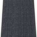 Kuyal Front Door Mat, 2'x4' Indoor Outdoor Entrance, Commercial Floor Inside Outside Entrance, Heavy Duty Durable Welcome Mat, Rubber Backing Non Slip Outdoor Rug for Entryway,Dark Gray (24" x 48")