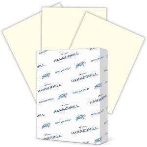 Hammermill Colored Paper, 20 lb Cream Printer Paper, 8.5 x 11-1 Ream (500 Sheets) - Made in the USA, Pastel Paper, 168030R