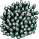 Sunnydaze 70-LED Christmas Outdoor String Lights - 5mm Wide Angle Style Bulbs - 22-Foot Lighted Length - White