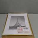 upsimples Aluminum 12x16 Picture Frame Gold, Display Photo 8.5x11 with Mat or 12 x 16 without Mat, Wall Hanging Metal Poster Frame with Acrylic Cover, 1 Pack