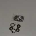 MIZORLIE Antique Bronze Knob Handle Retro Dresser Pull Cabinet Drawer Ring Handle Single Hole Decorative Hardware with Screws, Used for Furniture Cabinet Dresser(8 PCS)