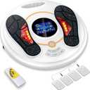 OSITO Foot Circulation Stimulator, Improves Foot Circulation, EMS Foot Massager & Body Therapy Machine, Relieves Body Pain, Neuropathy, RLS, Plantar Fasciitis