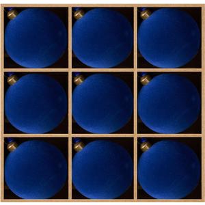 DN DECONATION Christmas Tree Ornaments Set of 9, Blue Velvet Decorative Hanging Ball Ornaments, 3.14 Plastic Christmas Ball for Home Holiday Party Decor Winter Indoor Decoration Xmas Gifts