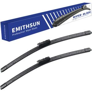 EMITHSUN Windshield Wiper Blades Replacement for Honda Civic Coupe 2 Door 2005-2011,That Meet OEM Quality Front Wipers Blade Set for My Car-28"+24"(Set of 2)