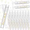 PullCrease 150 Pcs Bubble Wands Bulk for Wedding Party Mini Heart Wand with Bubble Solution for Wedding Bridal Showers Valentine Anniversary Graduation Birthday Supplies(White,Love)