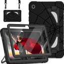 Case for Galaxy Tab A9 Plus Samsung Galaxy Tab A9 Plus 11 inch Case 2023 Samsung Tablet with Screen Protector Stand Thickned Cornor Protection Samsung Tab A9+ Cover, Black Black